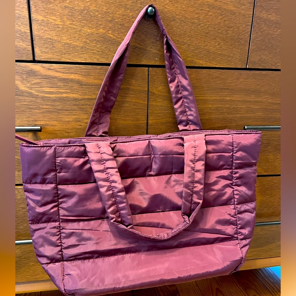 Burgundy Tote/Gym Bag